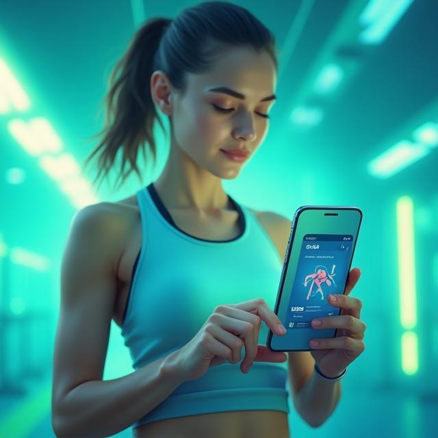 Application Nexus Fitness sur smartphone